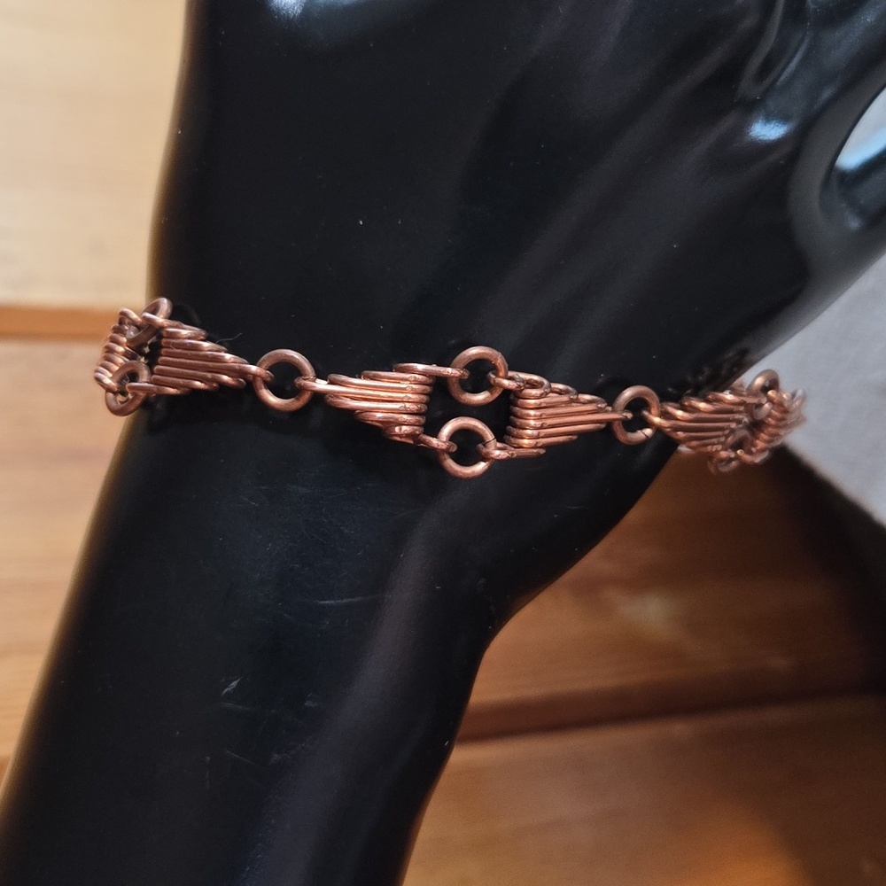 Copper Wire Link Bracelet